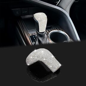 TOMALL Bling Gear Shift Knob Cover Compatible with Toyota Camry 2018 2019 2020 2021 Bling Shifter Panel Trim Bling Interior Accessories Shift Gear Lever Cover Sparkly Decorations for Car in Saudi Arabia