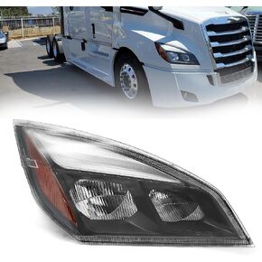 LEAVAN- LED Headlights Assembly Fit for 2018-2024 Freightliner Cascadia, Headlamps Head Light Lamp W/Bulbs Housing Passenger Right Side in Kuwait