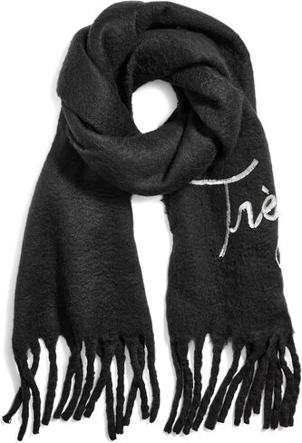 Karl Lagerfeld Paris Women's Accessories Scarf,Black,0S in Saudi Arabia