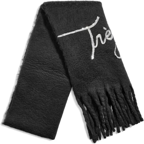 Karl Lagerfeld Paris Women's Accessories Scarf,Black,0S in Saudi Arabia