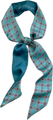 4Pcs Fashion Scarves for Women, Multifunctional Scarves Headbands Satin Scarf for Bag Hair Accessories in Saudi Arabia