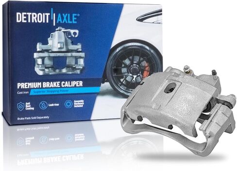 Detroit Axle - Front Right Brake Caliper for Chevy GMC Silverado Express Savana Sierra 2500 3500 Cadillac DeVille DTS Hummer H2 Passenger Side Disc Brake Caliper w/Bracket Replacement in Saudi Arabia