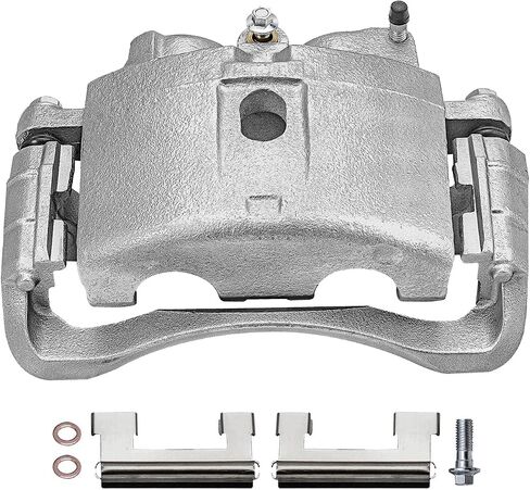 Detroit Axle - Front Right Brake Caliper for Chevy GMC Silverado Express Savana Sierra 2500 3500 Cadillac DeVille DTS Hummer H2 Passenger Side Disc Brake Caliper w/Bracket Replacement in Saudi Arabia