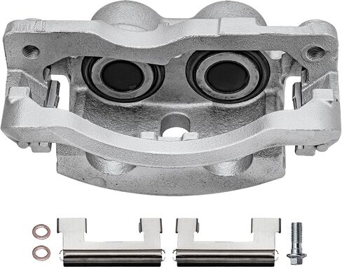 Detroit Axle - Front Right Brake Caliper for Chevy GMC Silverado Express Savana Sierra 2500 3500 Cadillac DeVille DTS Hummer H2 Passenger Side Disc Brake Caliper w/Bracket Replacement in Saudi Arabia