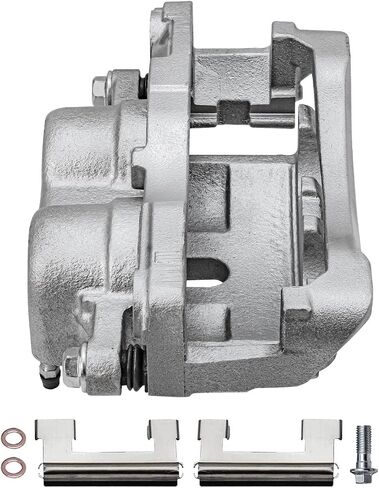 Detroit Axle - Front Right Brake Caliper for Chevy GMC Silverado Express Savana Sierra 2500 3500 Cadillac DeVille DTS Hummer H2 Passenger Side Disc Brake Caliper w/Bracket Replacement in Saudi Arabia