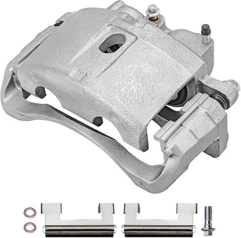 Detroit Axle - Front Right Brake Caliper for Chevy GMC Silverado Express Savana Sierra 2500 3500 Cadillac DeVille DTS Hummer H2 Passenger Side Disc Brake Caliper w/Bracket Replacement in Saudi Arabia