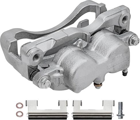 Detroit Axle - Front Right Brake Caliper for Chevy GMC Silverado Express Savana Sierra 2500 3500 Cadillac DeVille DTS Hummer H2 Passenger Side Disc Brake Caliper w/Bracket Replacement in Saudi Arabia