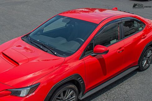 استبدال أقنعة EOS لعام 2022-الحاضر Subaru WRX JDM Mugen Clip-On Style Smoke Tint Side Vents Window Deflectors Rain Guard DWV-V267 in Saudi Arabia