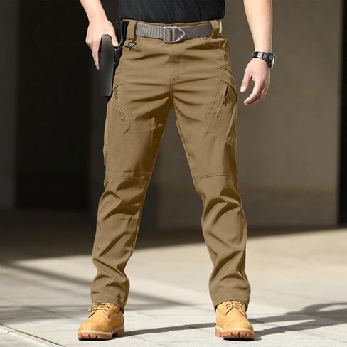 Tactical Cargo Pants for Men Outdoor Jogger Hiking Pants Big and Tall Ripstop Water Resistant Work Construction Pant in Saudi Arabia