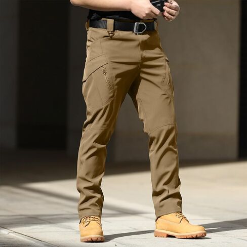 Tactical Cargo Pants for Men Outdoor Jogger Hiking Pants Big and Tall Ripstop Water Resistant Work Construction Pant in Saudi Arabia