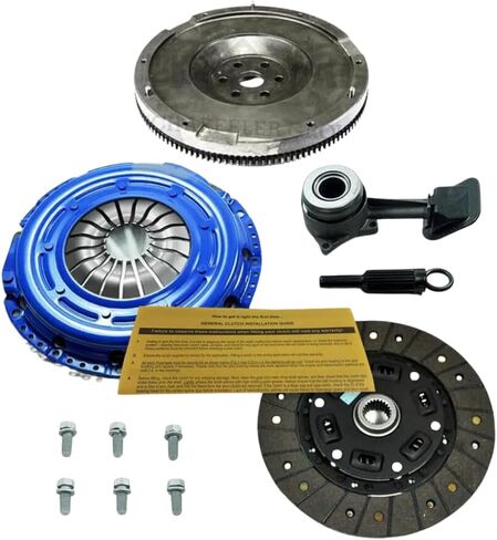 مجموعة تحويل دولاب الموازنة EFT HD المرحلة 2 مع أسطوانة تابعة لـ 2003-2011 Ford Focus 2.0L/2.3L (باستثناء SVT 6 سرعات) - 259 حصان وسعة عزم دوران 229 قدم/رطل - توفر ضمان العلامة التجارية لمدة 12 شهرًا in Saudi Arabia