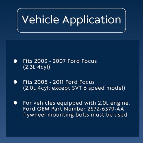 مجموعة تحويل دولاب الموازنة EFT HD المرحلة 2 مع أسطوانة تابعة لـ 2003-2011 Ford Focus 2.0L/2.3L (باستثناء SVT 6 سرعات) - 259 حصان وسعة عزم دوران 229 قدم/رطل - توفر ضمان العلامة التجارية لمدة 12 شهرًا in Saudi Arabia