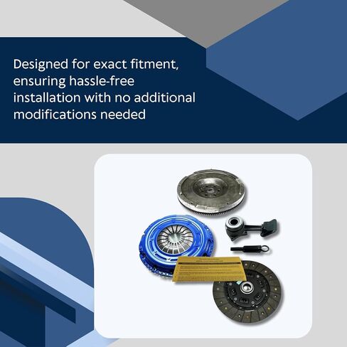 مجموعة تحويل دولاب الموازنة EFT HD المرحلة 2 مع أسطوانة تابعة لـ 2003-2011 Ford Focus 2.0L/2.3L (باستثناء SVT 6 سرعات) - 259 حصان وسعة عزم دوران 229 قدم/رطل - توفر ضمان العلامة التجارية لمدة 12 شهرًا in Saudi Arabia