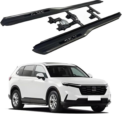 2 قطعة لوحات الجري يناسب هوندا CRV CR-V 2023 2024 2025 خطوات جانبية دواسة خطوات Nerf بار الملحقات in Kuwait