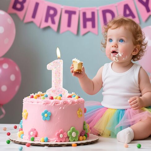 Pink Birthday Number 11 Candles,Pink Crown Happy Birthday Supplies for Cake,Rose Gold Glitter Cake Candles for Girl Women Wedding Party Anniversary Celebrations Supplies in Saudi Arabia