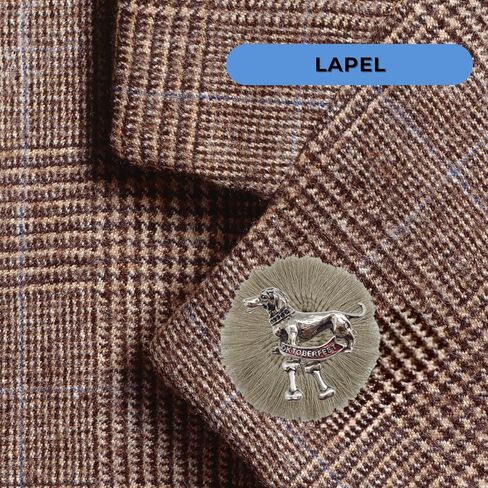 قبعة معدنية على الطراز الألماني ذات هامش دبوسي من Dachshund "Oktoberfest" إكسسوار أزياء | OktoberfestHaus in Kuwait