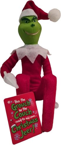 Creepy Hockey Masked Horror Elf Decoration 35cm – Handmade Horror-Inspired Ornament for Christmas, Halloween & Holiday Party Décor – Spooky Collectible with Sinister Expression in Saudi Arabia