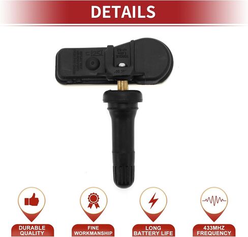 ACROPIX 433MHz مستشعر ضغط الإطارات مستشعر مراقبة ضغط الإطارات لكيا سول 2014-2019 رقم 52933B2100 in Saudi Arabia