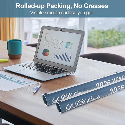 32 "× 48" رمادي 2025 تقويم الجدار الجاف - محو كبير الأزرق في السماء النجمية الرطبة والجافة قابلة للمسح 12 شهرًا مخطط سنوي سنوي ، قابل للانعكاس ، أفقي/عمودي (2025 تقويم الجدار) in Kuwait