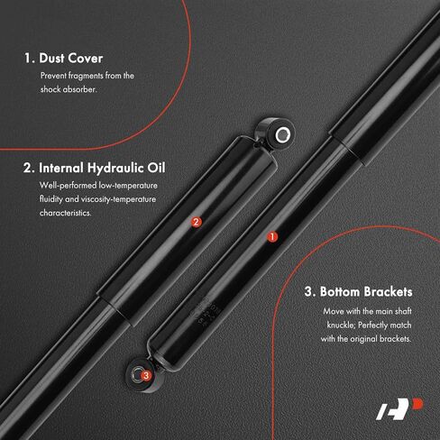 A-Premium Rear Shock Absorber Compatible with Ford Ranger 2019 2020 2021 2022 2023, RWD, 2-PC Set in Saudi Arabia