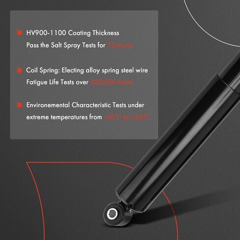A-Premium Rear Shock Absorber Compatible with Ford Ranger 2019 2020 2021 2022 2023, RWD, 2-PC Set in Saudi Arabia