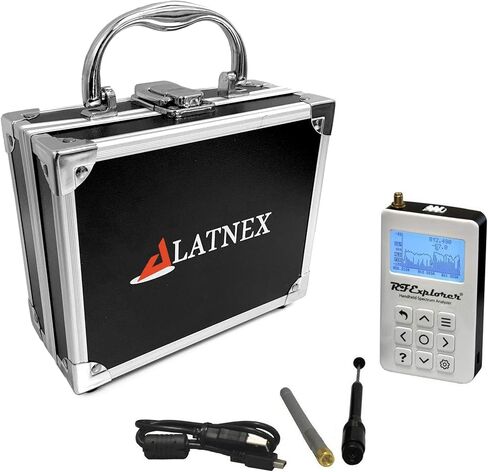 محلل الطيف الرقمي المحمول RF Explorer 6G Combo Plus - نحيف مع حقيبة حمل من الألومنيوم in Kuwait