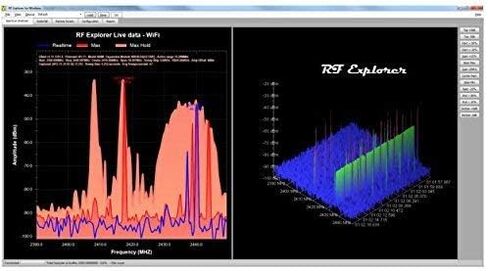 محلل الطيف الرقمي المحمول RF Explorer 6G Combo Plus - نحيف مع حقيبة حمل من الألومنيوم in Kuwait