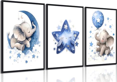 Girls Rainbow Wall Art Set of 3, Colorful Nursery Wall Decor Painting, Kids Heart Picture Poster Prints for Classroom Kids Room Baby Room Bedroom Dorm Home Decoration 12x16in Unframed in Saudi Arabia