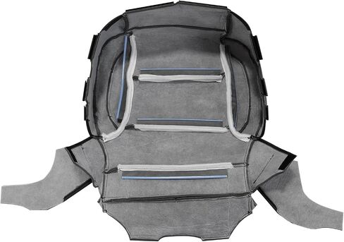 Priprilod Jet Black Non Perforated Leather Driver Bottom and Foam Cushion Replacement Seat Fit for Chevy Silverado GMC Sierra 1500 2500HD 3500HD 2014 2015 2016 2017 2018 2019 in Saudi Arabia