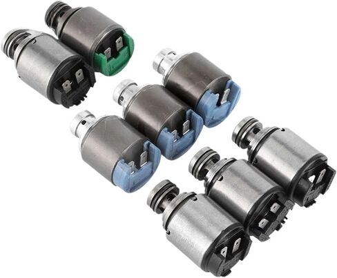 Auto Parts 8-Piece Transmission Solenoid Kit 5HP-24 5HP24A ZF5HP24A Compatible For Jaguar XJ8 1994-99 5 SP RWD 4.0 in Saudi Arabia