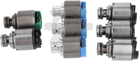 Auto Parts 8-Piece Transmission Solenoid Kit 5HP-24 5HP24A ZF5HP24A Compatible For Jaguar XJ8 1994-99 5 SP RWD 4.0 in Saudi Arabia