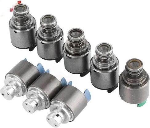 Auto Parts 8-Piece Transmission Solenoid Kit 5HP-24 5HP24A ZF5HP24A Compatible For Jaguar XJ8 1994-99 5 SP RWD 4.0 in Saudi Arabia