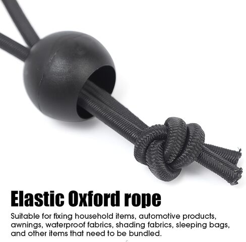 10PCS Simple Ball Bungee Cords Black Cord for Canopy Tarp with Elastic String Canopy for Tent,Tarp,Wall Pipe (10cm) in Saudi Arabia