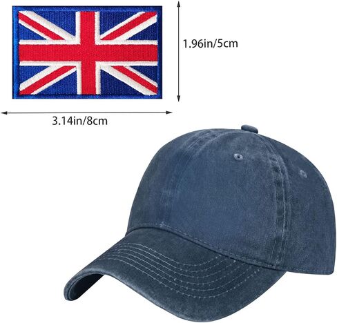 United Kingdom Hat Embroidered United Kingdom Flag Baseball Caps for Men Women British Decorations in Saudi Arabia
