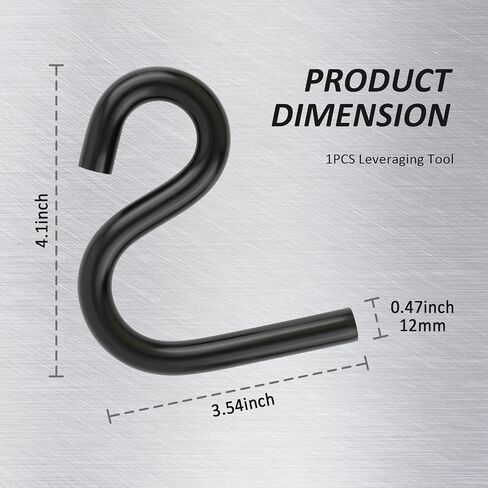 Lower Control Arm Prying Tool,High Strength Steel Lower Control Arm Tool for Wheel Bearing,Brake,CV Joint Repairs,Professional Suspension Tools Fit for 7/8" Diameter Pry Bar in Saudi Arabia
