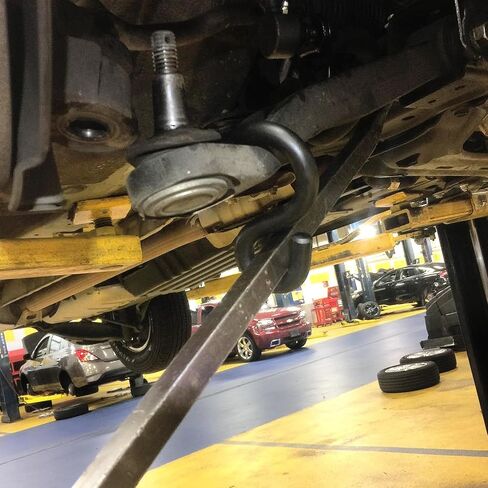 Lower Control Arm Prying Tool,High Strength Steel Lower Control Arm Tool for Wheel Bearing,Brake,CV Joint Repairs,Professional Suspension Tools Fit for 7/8" Diameter Pry Bar in Saudi Arabia
