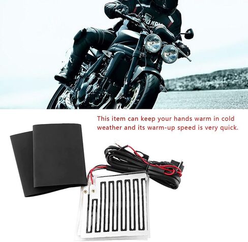 Universal 12V Heated Grips - Fits ATV & Motorcycle, Warm Handlebar Pad Kit in Saudi Arabia