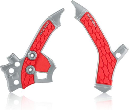 واقي الإطار Acerbis X-Grip - فضي / أحمر (2726851418) in Saudi Arabia