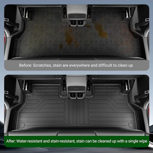 Floor Mat Compatible with 2024 2025 Chevy Trax Trunk Mat with Backrest Mat Floor Liner Replacement for 2024 2025 Chevy Trax Accessories (Trunk Mat with Backrest Mat+Floor Mat) in Kuwait