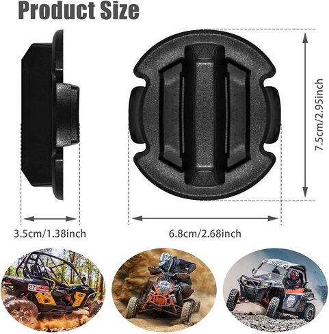 Universal Floor Drain Plugs for Polaris RZR, Twist Floor Drain Plug Trap Seal for 2014-2023 Polaris RZR XP 1000 RZR 900 XP Turbo Accessories (2 Pack) in Kuwait