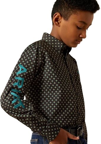 ARIAT Boys' Team Philbert Classic Fit Shirt in Saudi Arabia