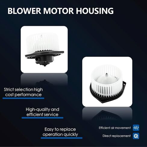 الجبهة HVAC سخان منفاخ المحرك الجمعية تكييف الهواء AC منفاخ مروحة المحرك متوافق مع أكورا TL 2004 05 06 07 2008 متوافق مع هوندا أكورد 2003-2007 ث / عجلة استبدال 79310SDNA01 in Saudi Arabia