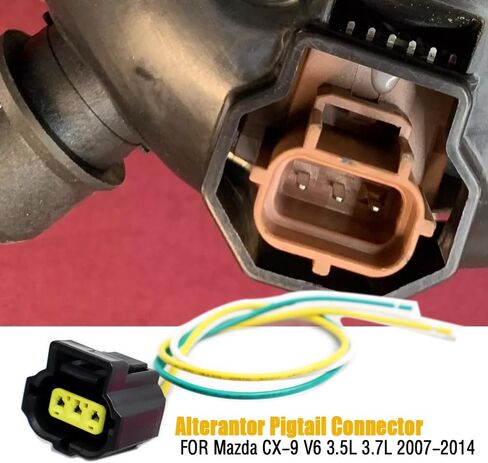 Alterantor ضفيرة تسخير موصل قابس متوافق مع مازدا CX-9 V6 3.5L 3.7L 2007-2014 in Saudi Arabia