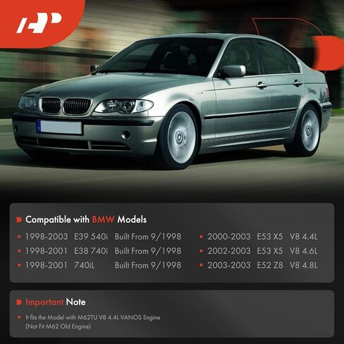A-Premium Left Right Bank M62TU Engine Valve Cover Compatible with BMW 540i 1998-2003, 740i 1998-2001, 740iL 1998-2001, V8 4.4L (Not Fit M62 Enigne) in Saudi Arabia