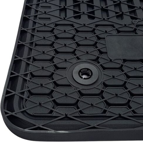 Custom-fit for 2015-2005 Toyota Tacoma Floor mats Accessories 2014 2013 2012 2011 2010 2009 2008 2007 2006 Rubber Liners (Black) in Saudi Arabia