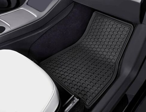 Custom-fit for 2015-2005 Toyota Tacoma Floor mats Accessories 2014 2013 2012 2011 2010 2009 2008 2007 2006 Rubber Liners (Black) in Saudi Arabia
