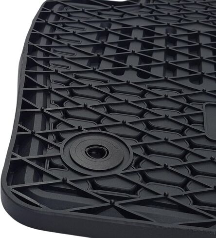 Custom-fit for 2015-2005 Toyota Tacoma Floor mats Accessories 2014 2013 2012 2011 2010 2009 2008 2007 2006 Rubber Liners (Black) in Saudi Arabia