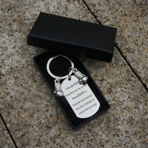 Inspirational Boxing Glove Keychain - Steel Appreciation Keepsake & Memorial Gift for Coach, Trainer, Colleague, Enthusiasts in Saudi Arabia