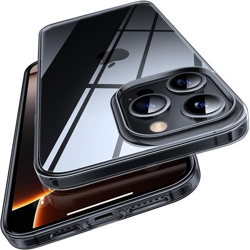 TORRAS Crystal Clear for iPhone 16 Pro Case, Ultra-Thin [Non-Yellowing] [Military Protection] Slim Fit Silicone TPU Cover for iPhone 16 Pro Phone Case, Soft, Clear, 6.3 inch in Kuwait