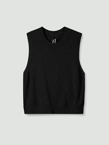 Verdusa Women's Cute Backless Sweater Vest Sleveless Open Back Tank Tops Going Out Knit Top in Saudi Arabia